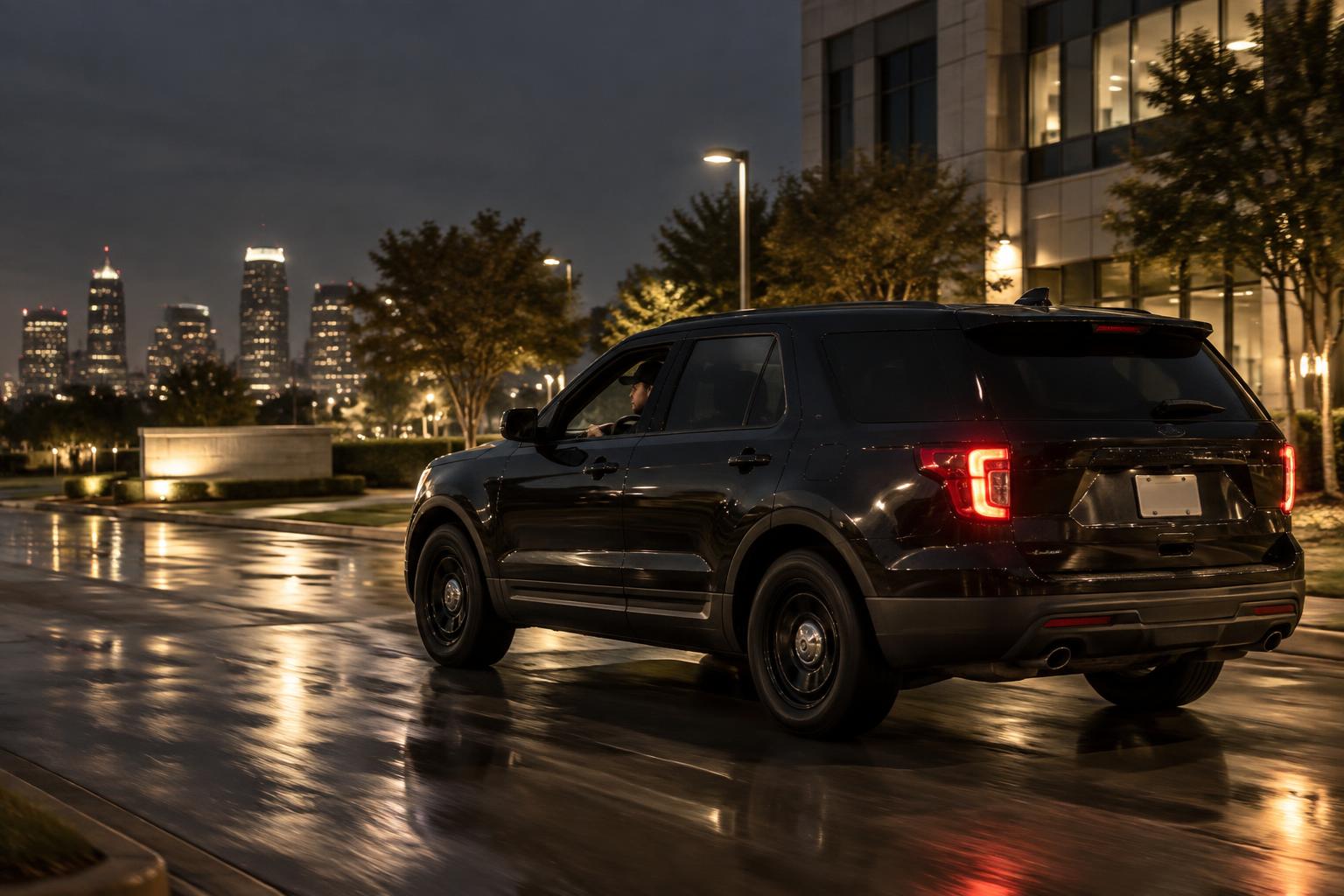 Mobile Patrol Security in Houston, TX — VantagePro Security officer on assignment